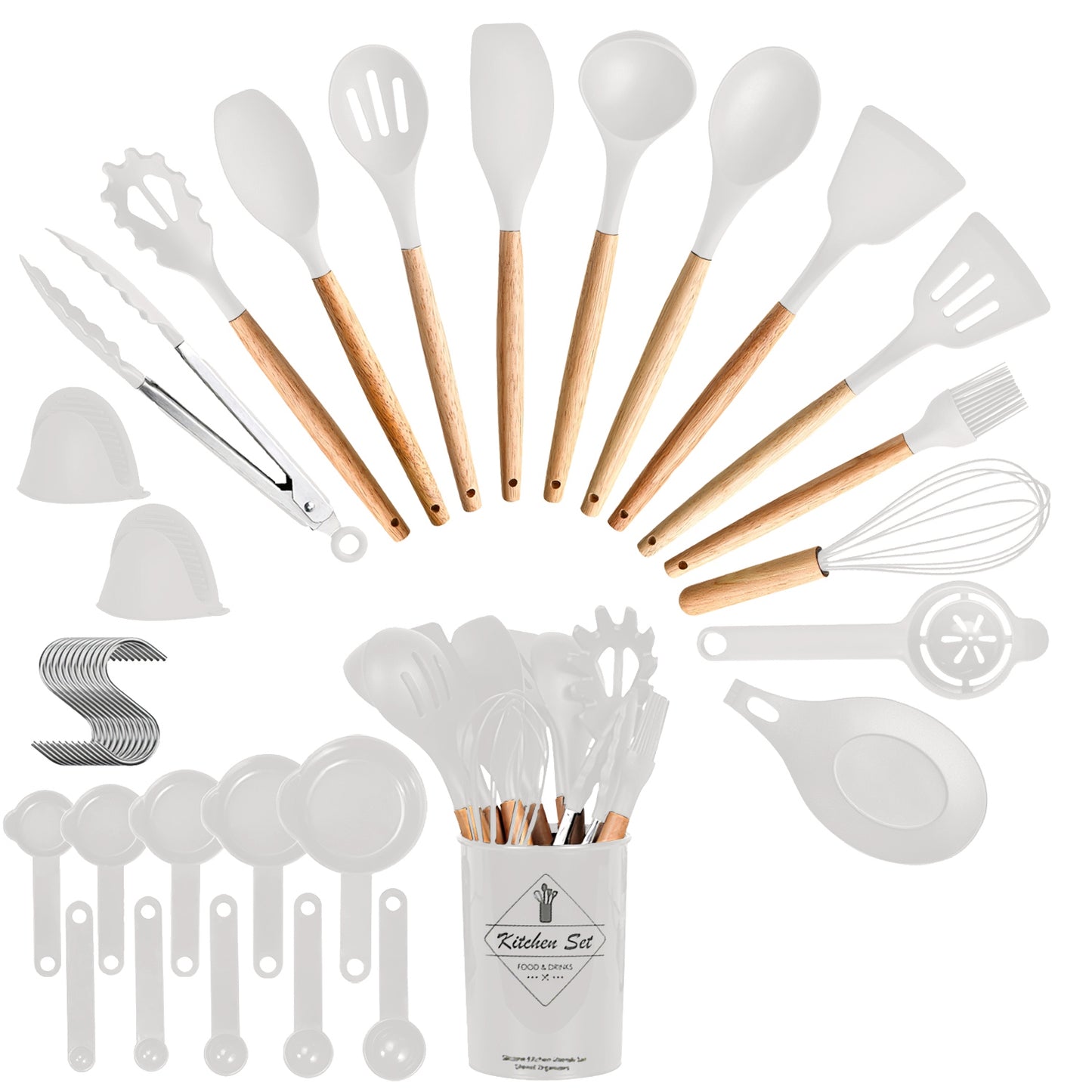 Kitchen Cooking Utensils - 35Pcs