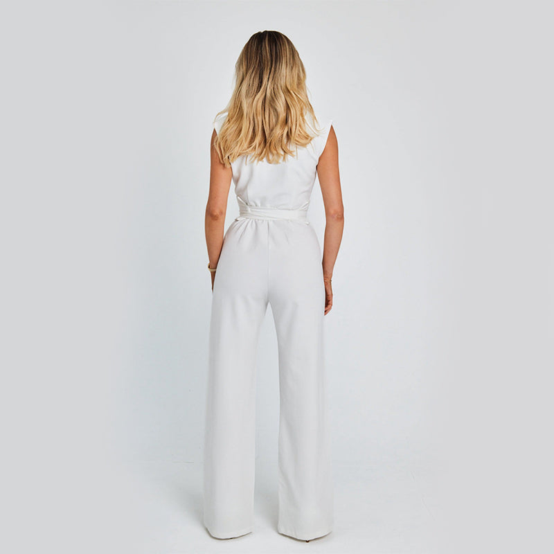 Long Sleeveless Jumpsuit