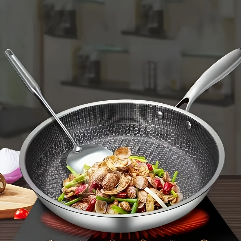 Honeycomb Stainless Steel Non Stick Frying Pan