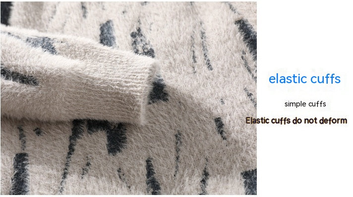 Fall And Winter Fleece Lined Sweater